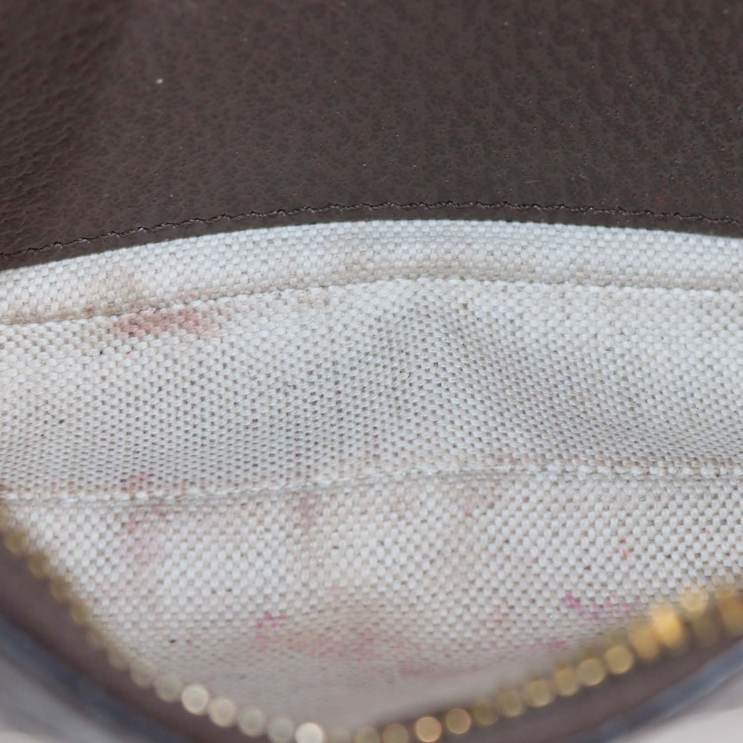 Gucci Beige/Ebony GG Supreme Canvas Mini Ophidia Bag
