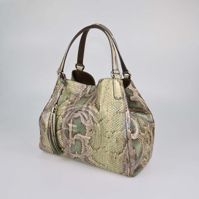 Gucci Multicolor Python Dubai Edition Soho Tote