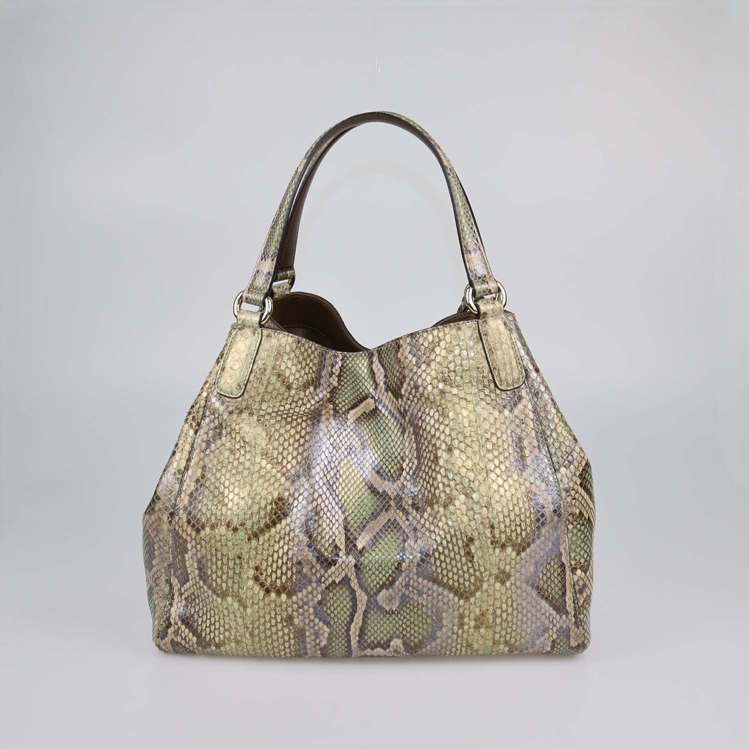 Gucci Multicolor Python Dubai Edition Soho Tote