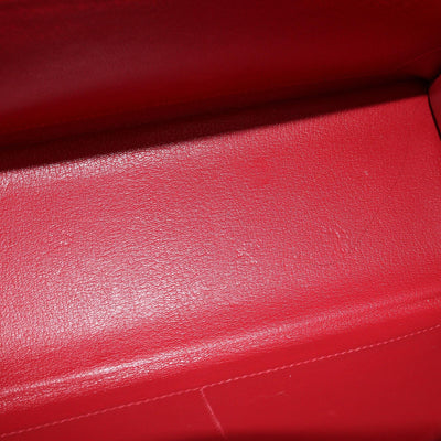 Hermes Rouge Vif Tadelakt Palladium Hardware Kelly Sellier 32 Bag Womens Hermes 