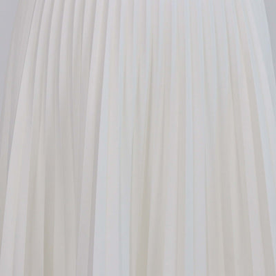 Proenza Schouler White Label Faux Leather Pleated Mid Length Skirt