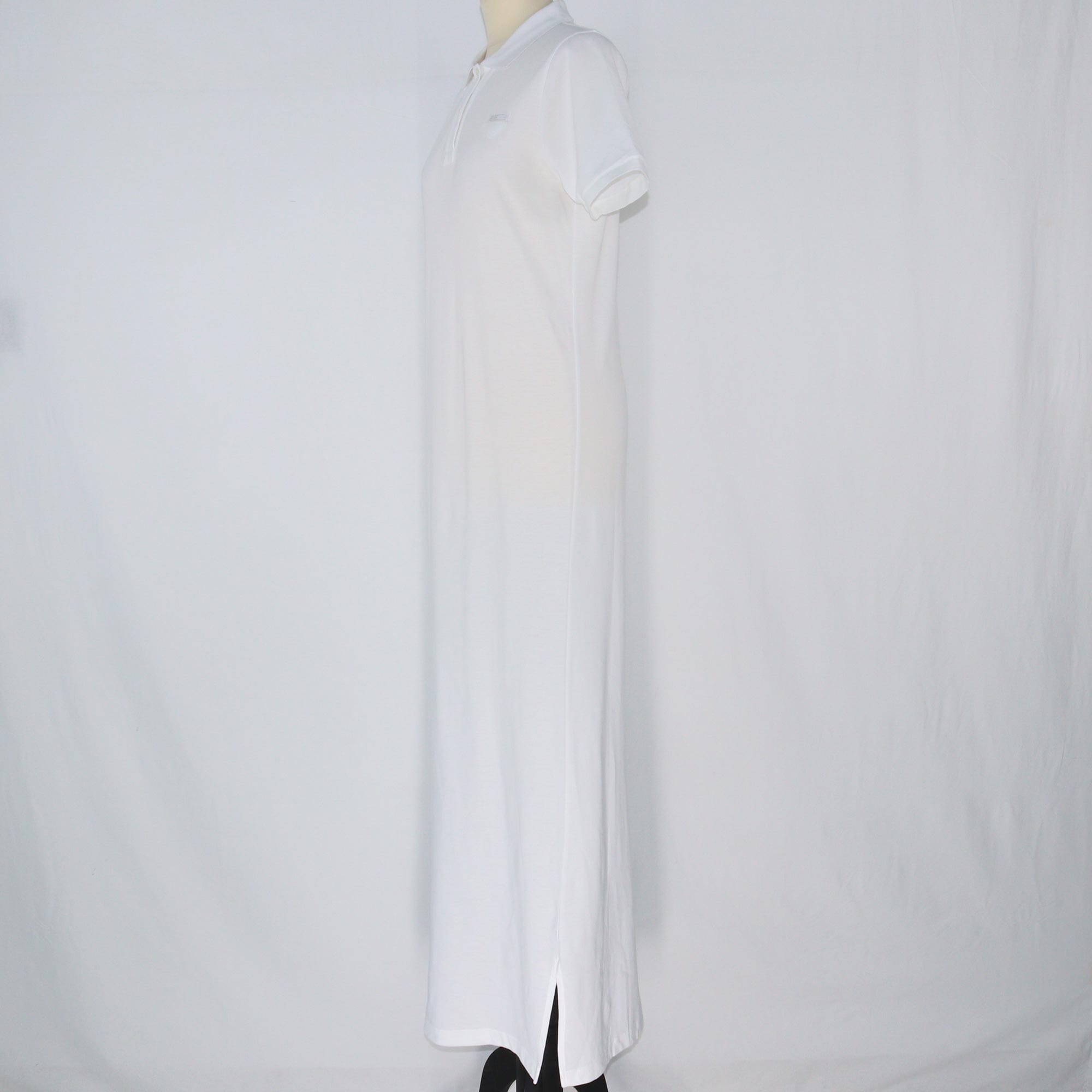 White Pique Polo Maxi Dress Dresses Prada 