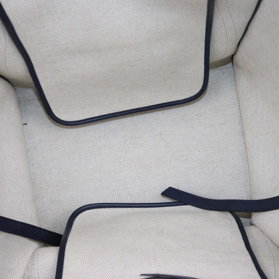 Celine Beige/Black Striped Multicolor Canvas Medium Phantom Luggage Tote
