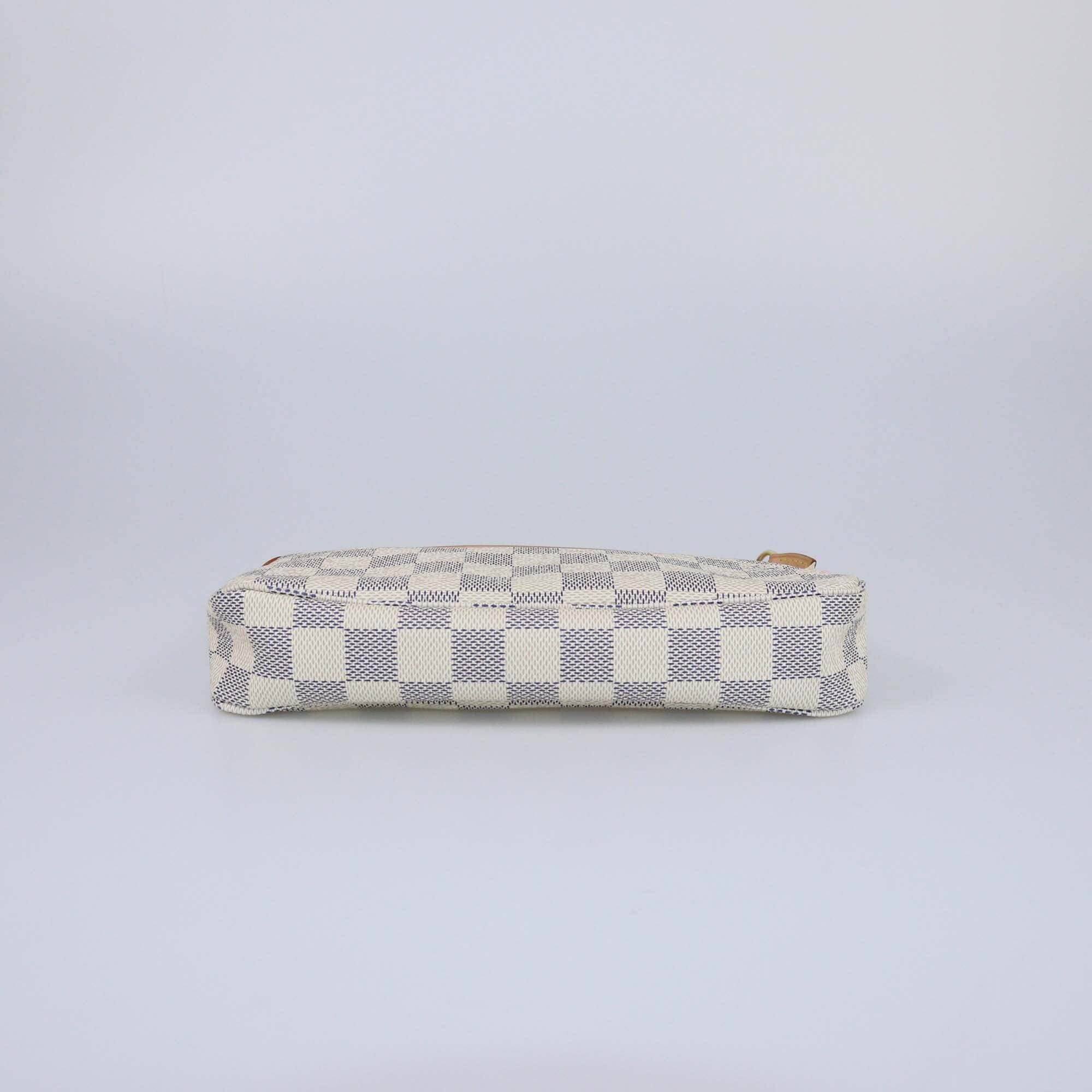 Louis Vuitton Damier Azur Pochette Accessoires Womens Louis Vuitton 