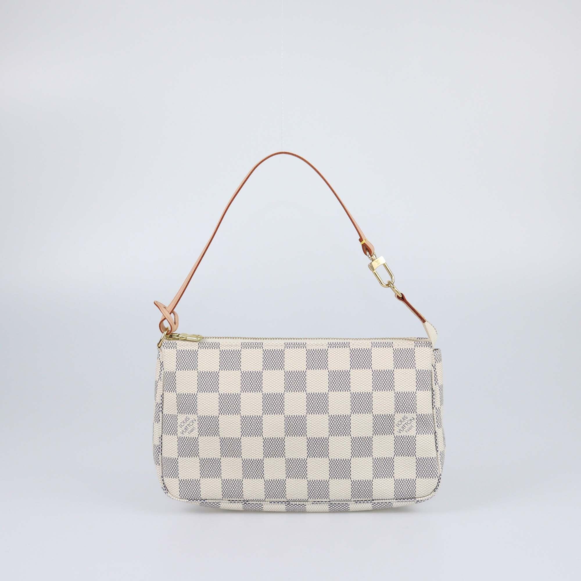 Louis Vuitton Damier Azur Pochette Accessoires Womens Louis Vuitton 