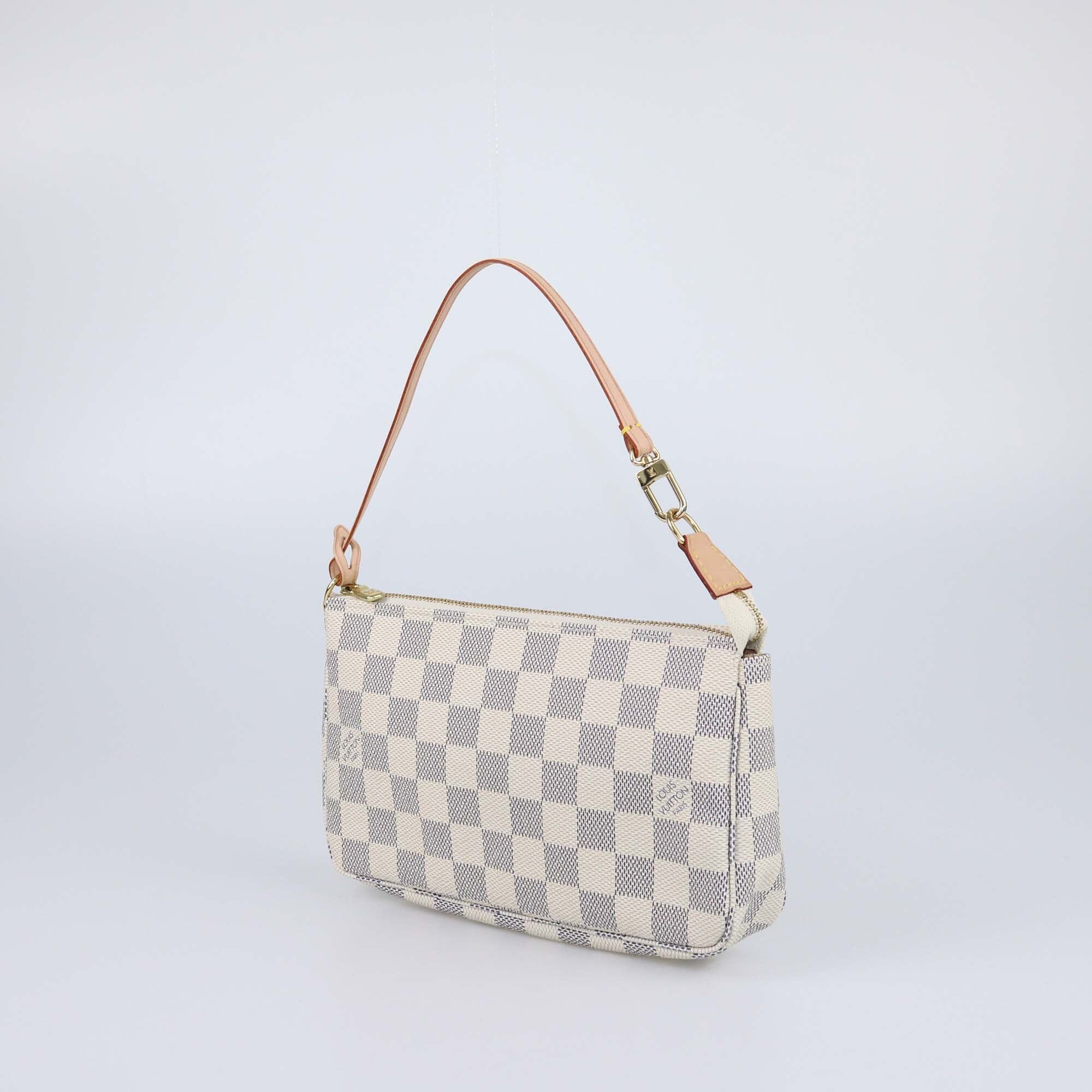 Louis Vuitton Damier Azur Pochette Accessoires Womens Louis Vuitton 