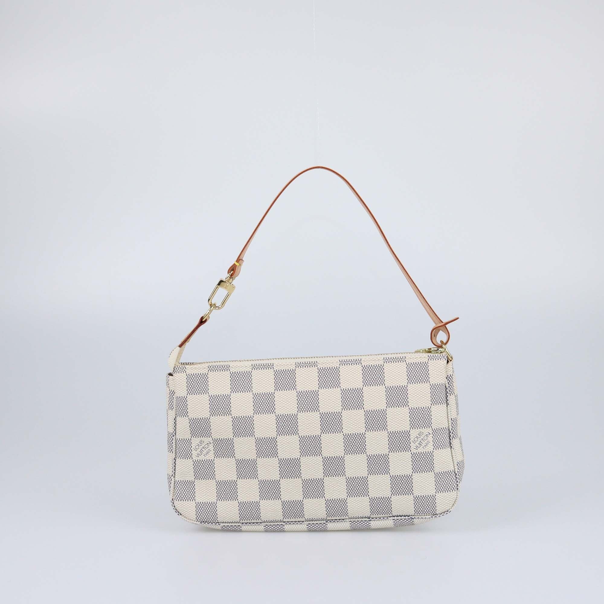 Louis Vuitton Damier Azur Pochette Accessoires Womens Louis Vuitton 