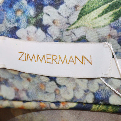Zimmermann Multicolor Silk Floral Print Tama Bralette and Maxi Skirt Set