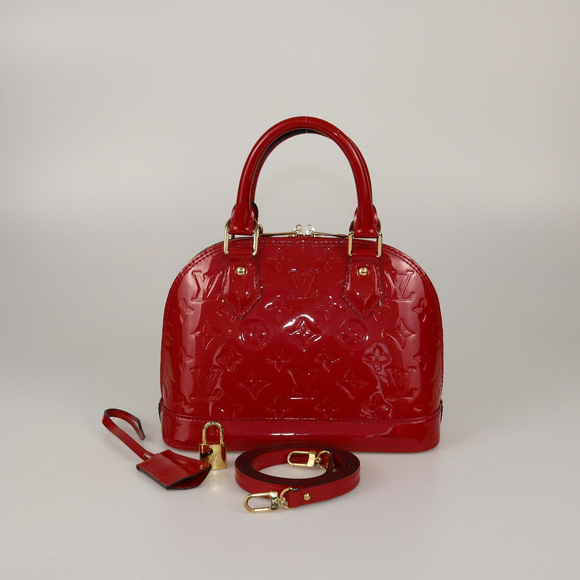 Louis Vuitton Indian Rose Monogram Vernis Alma BB Bag