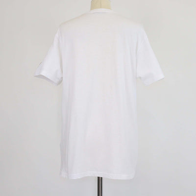 Cavalli Class White Cotton Logo Print T-Shirt