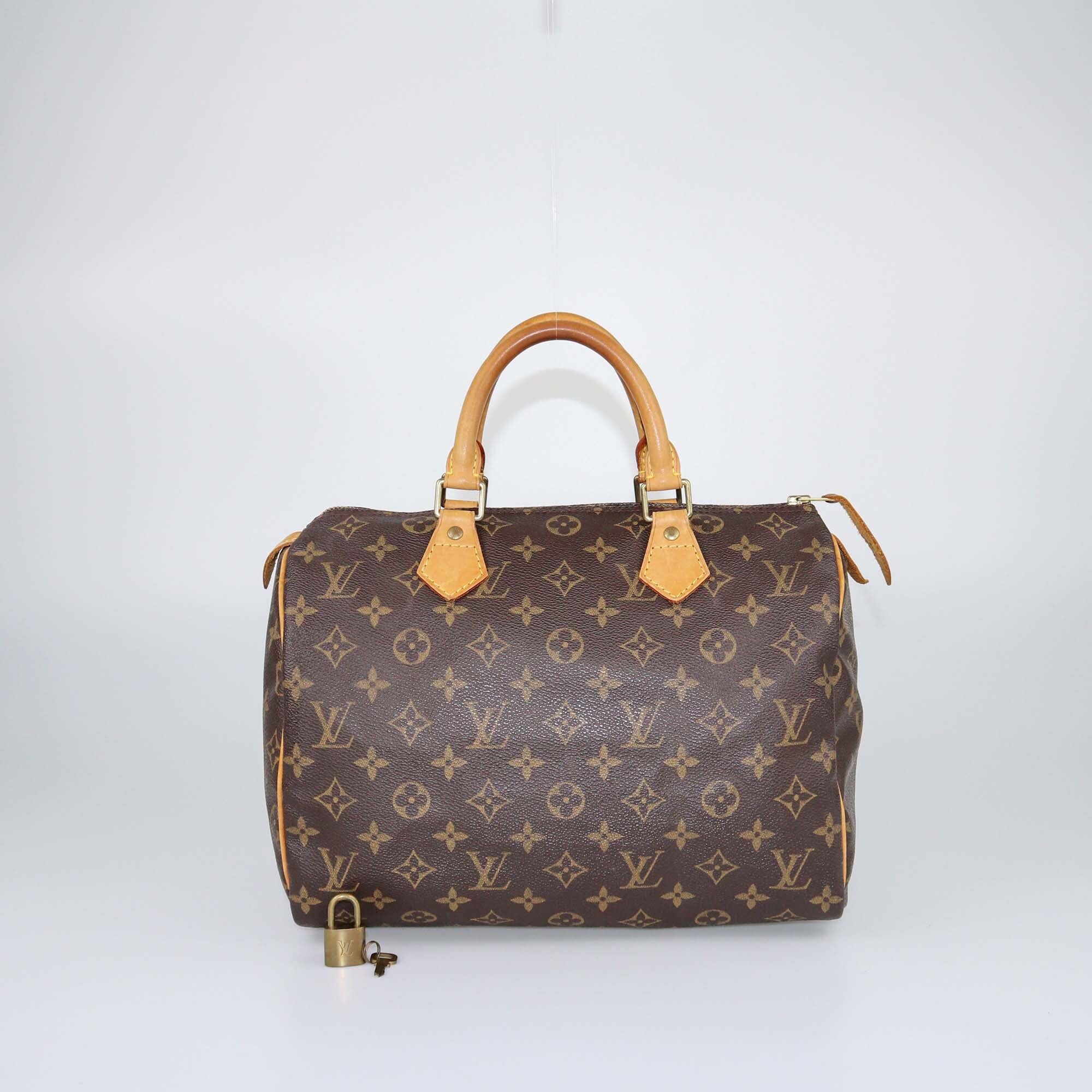 Louis Vuitton Monogram Speedy 30 Womens Louis Vuitton 