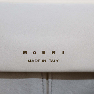 Marni Cream Leather Medium Toggle Shoulder Bag