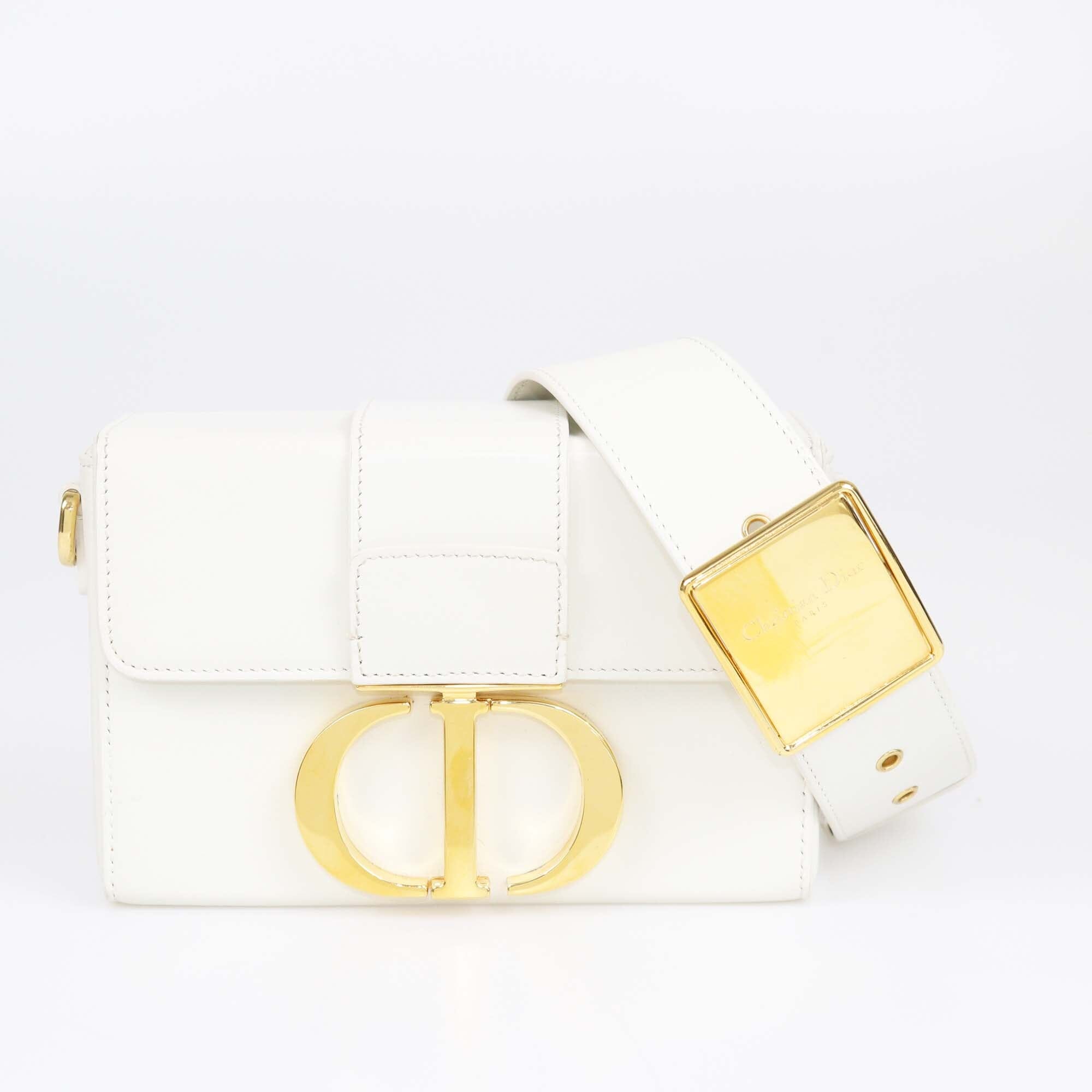 Christian Dior Off White 30 Montaigne Box Bag Womens Christian Dior 