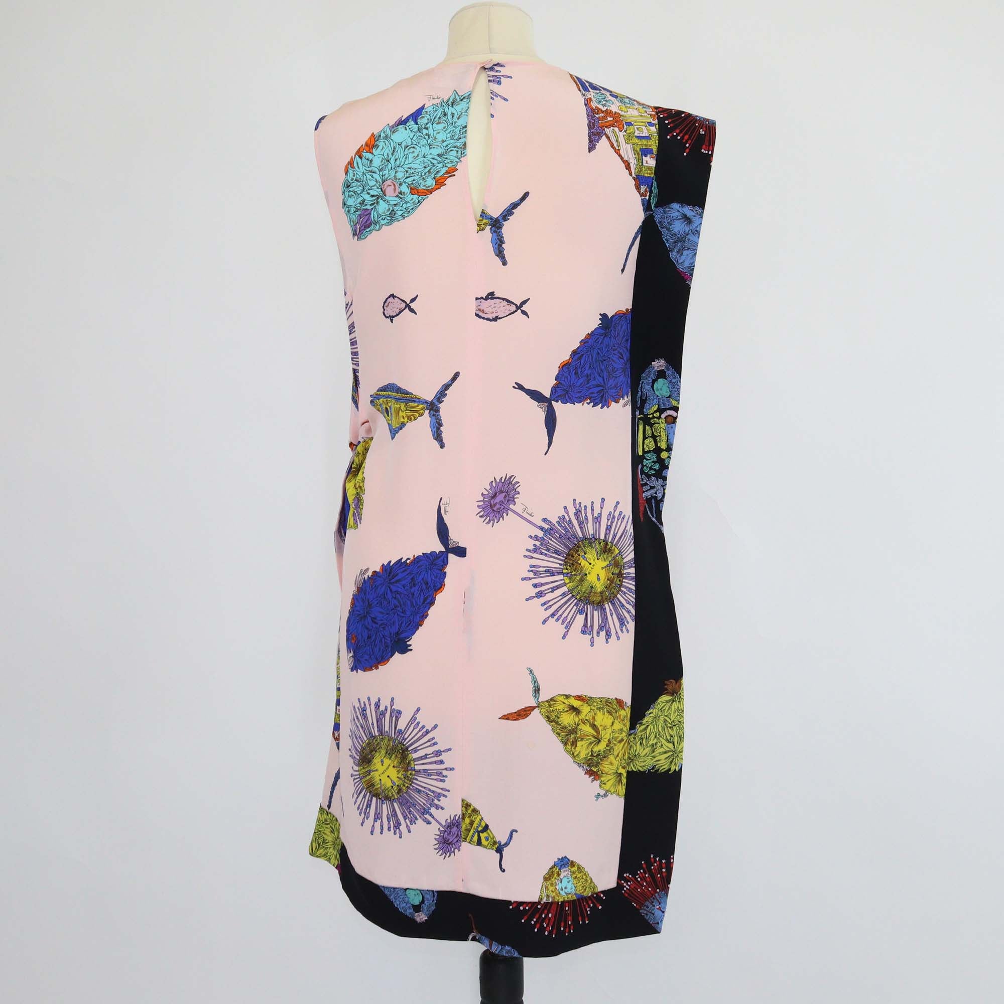 Emilio Pucci Archivio Multicolor Silk Printed Mini Dress