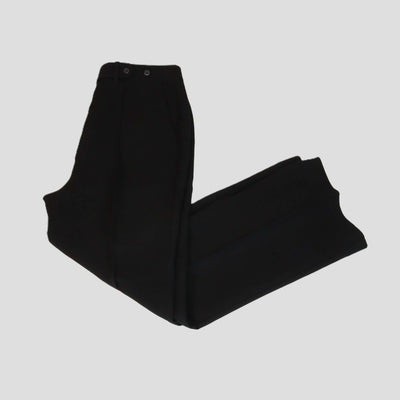 3.1 Phillip Lim Black Triacetate Wide Leg Trousers