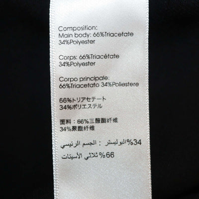 3.1 Phillip Lim Black Triacetate Wide Leg Trousers