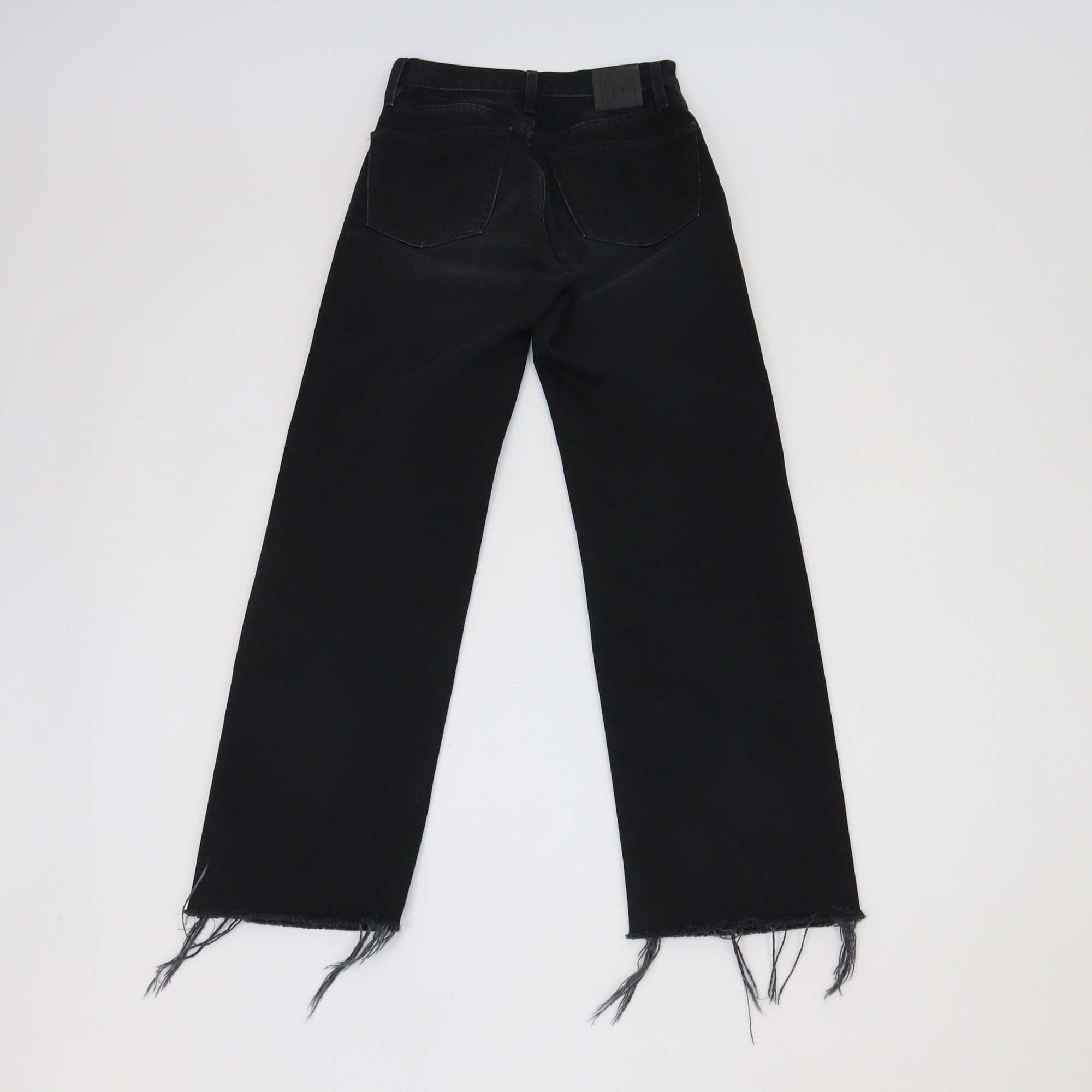 Toteme Black Denim Classic Cut Pants