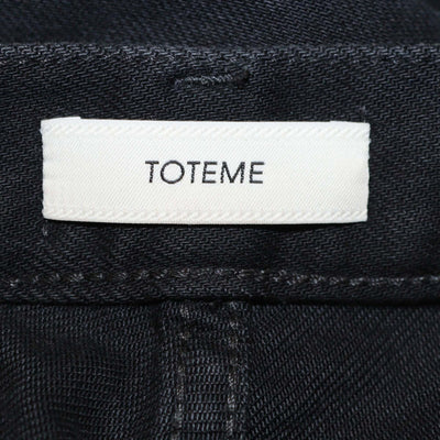 Toteme Black Denim Classic Cut Pants