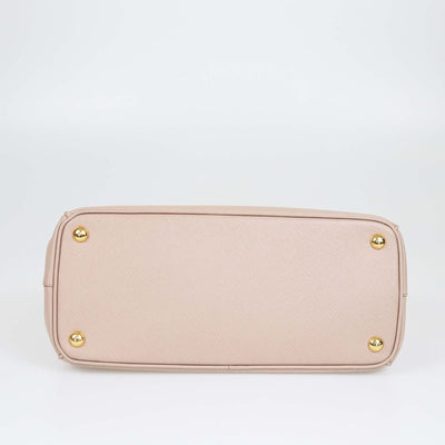 Prada Beige Saffiano Lux Old Medium Galleria Tote Womens Prada 