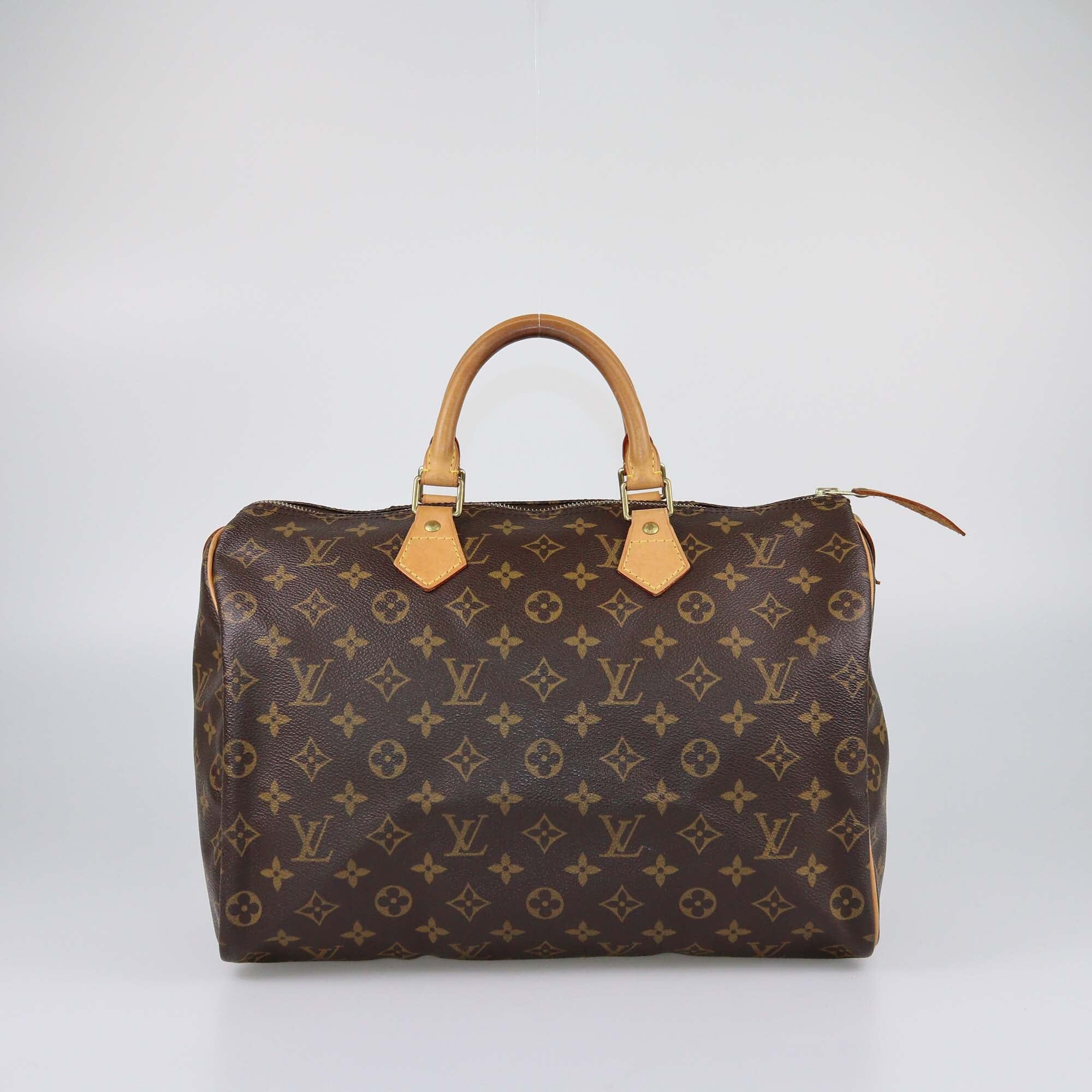 Louis Vuitton Monogram Speedy 35 Womens Louis Vuitton 