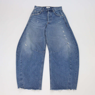 Citizens of Humanity Blue Denim Horseshoe High Rise Wide Leg Pants