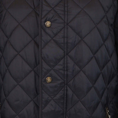 CH Carolina Herrera Navy Blue Quilted Puffer Jacket