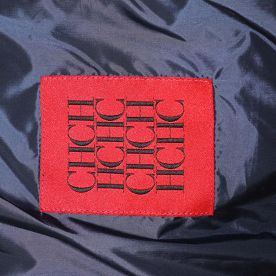 CH Carolina Herrera Navy Blue Quilted Puffer Jacket