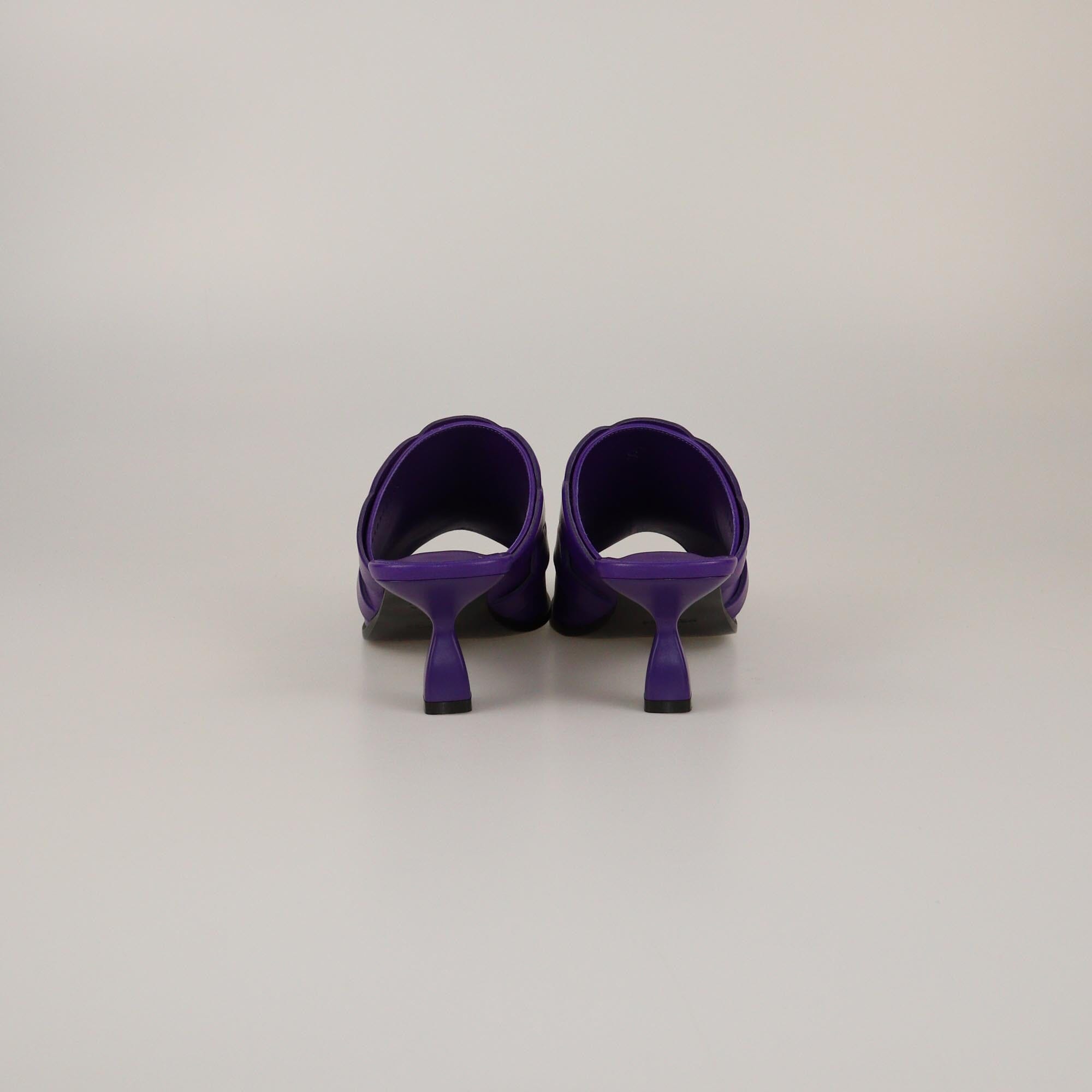 Hermes Purple Hanna 55 Sandals Womens Hermes 