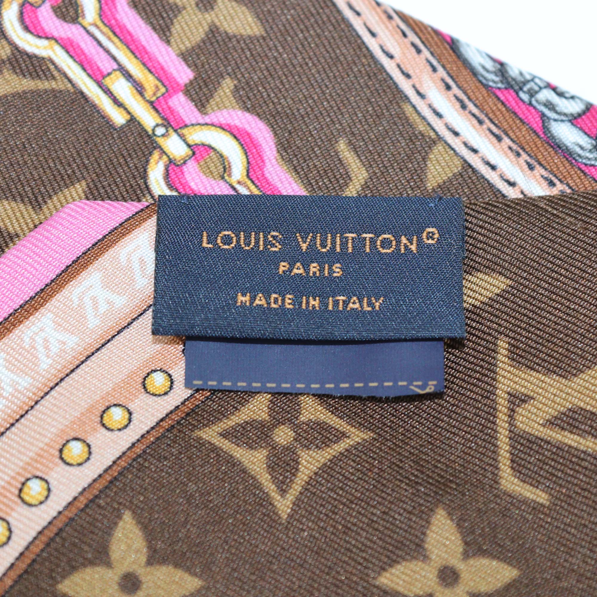 Louis Vuitton Multicolor Silk Ultimate Monogram BB Bandeau
