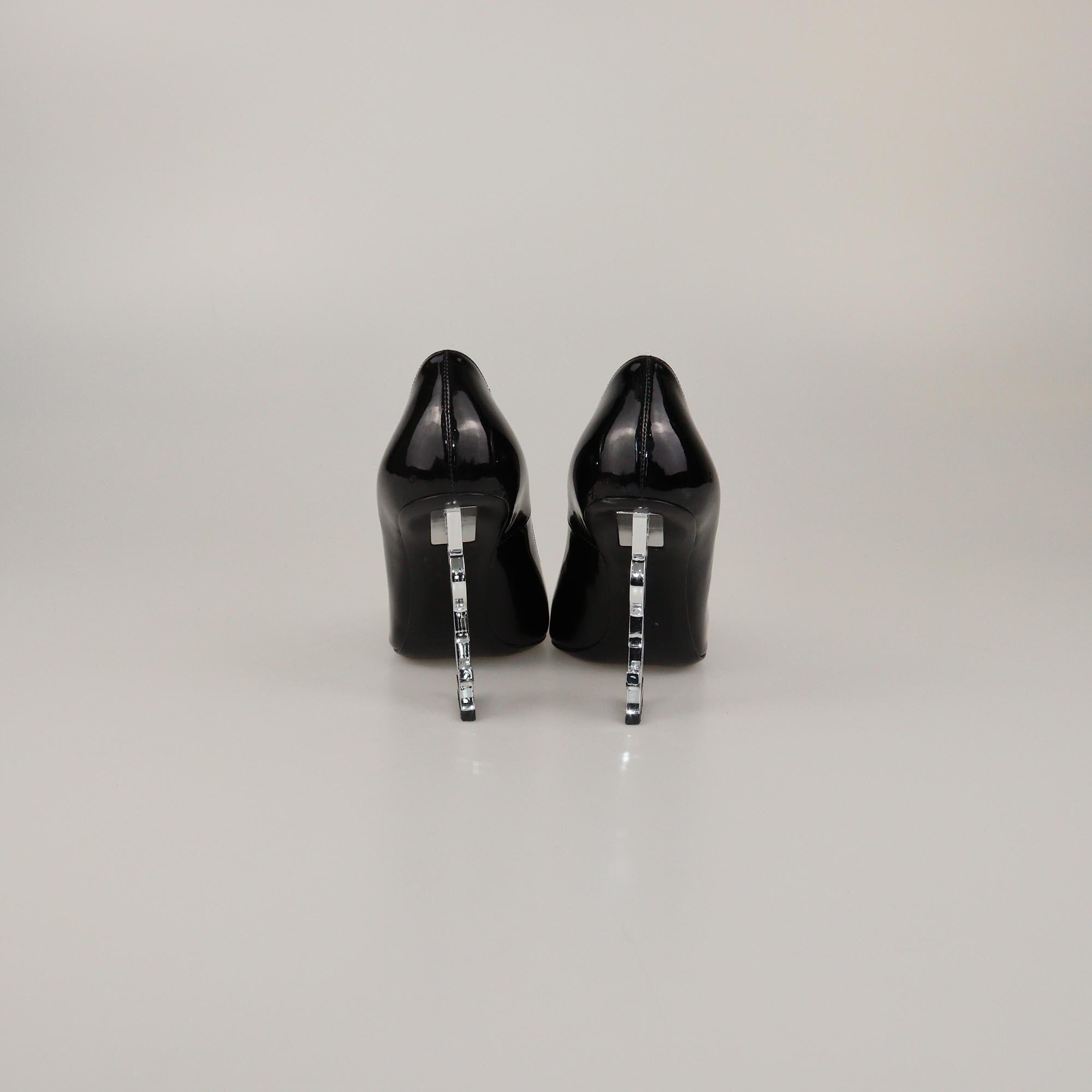 Saint Laurent Black Patent Opyum 110 Pumps Womens Saint Laurent 