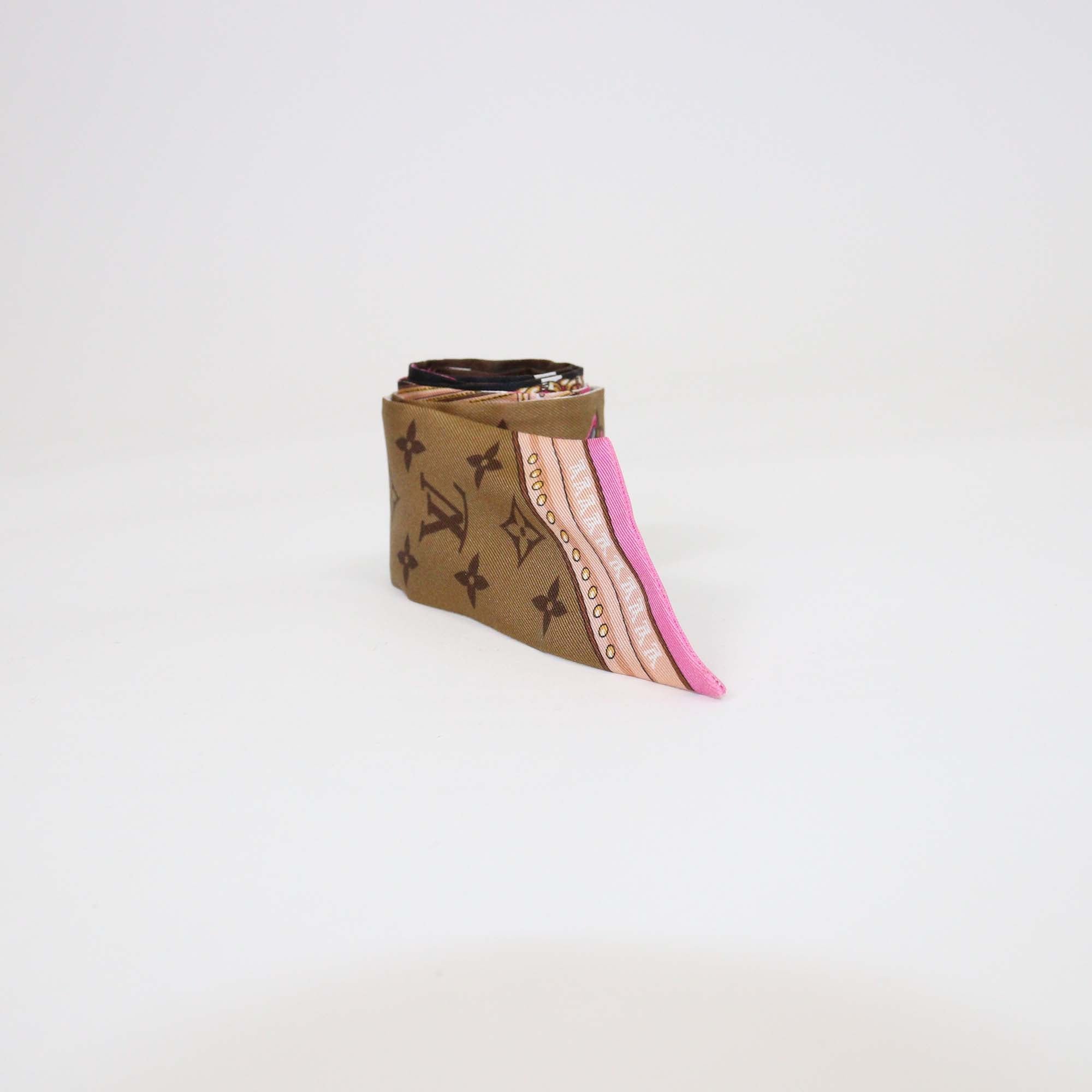 Louis Vuitton Multicolor Silk Ultimate Monogram BB Bandeau