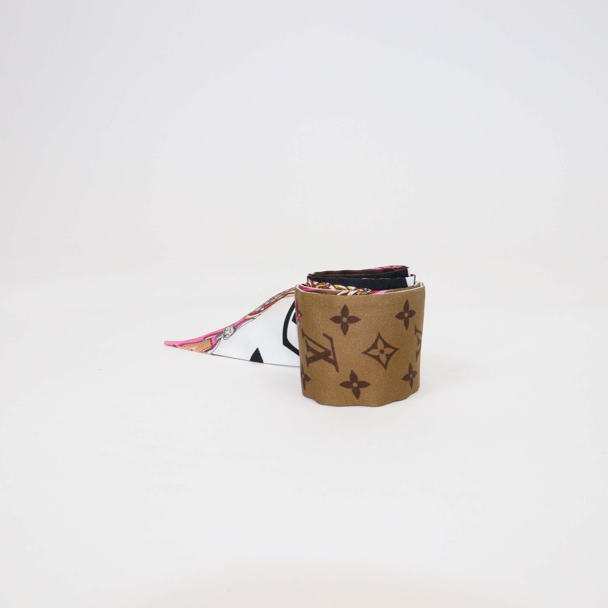 Louis Vuitton Multicolor Silk Ultimate Monogram BB Bandeau