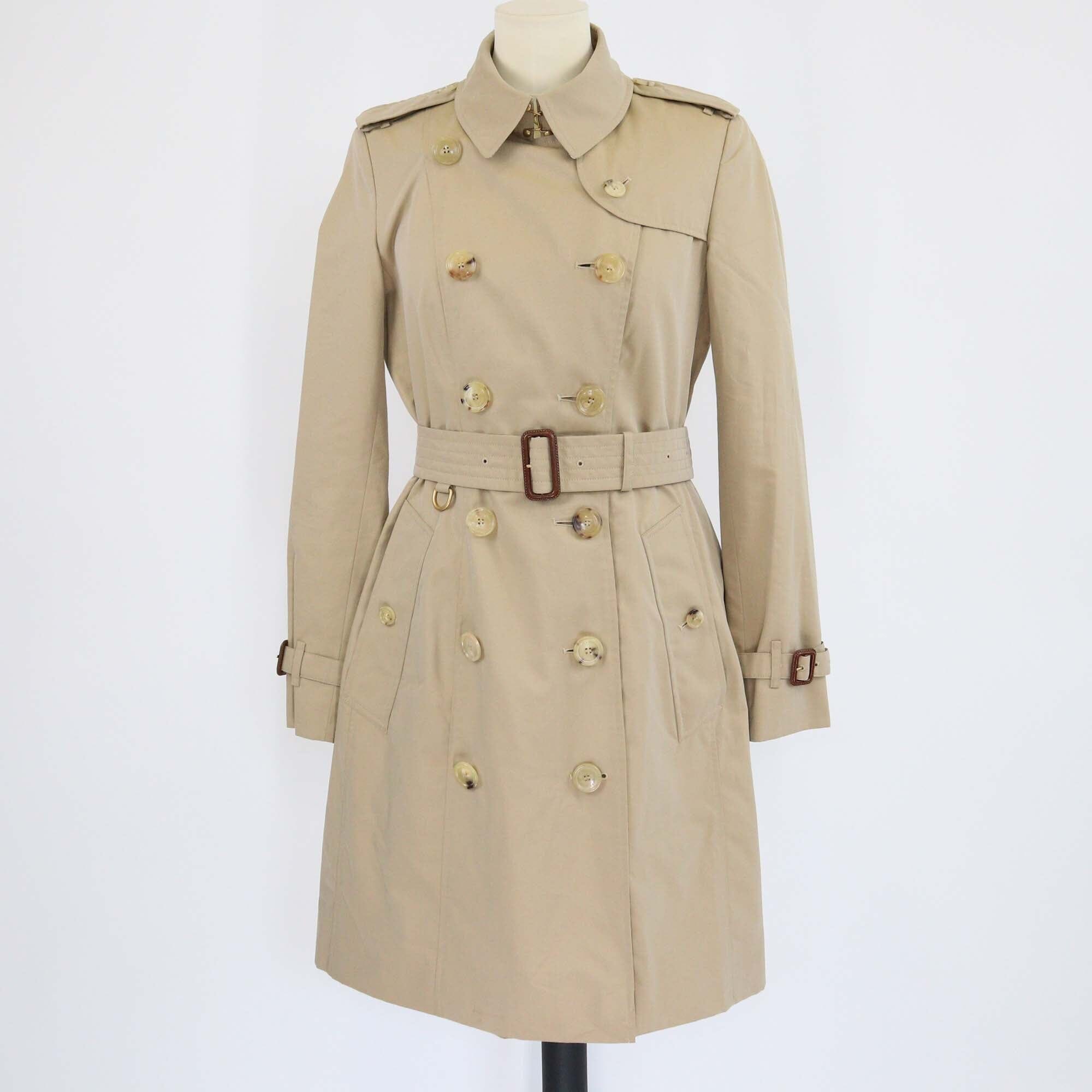 Burberry Honey Long Chelsea Heritage Trench Coat Womens Burberry 
