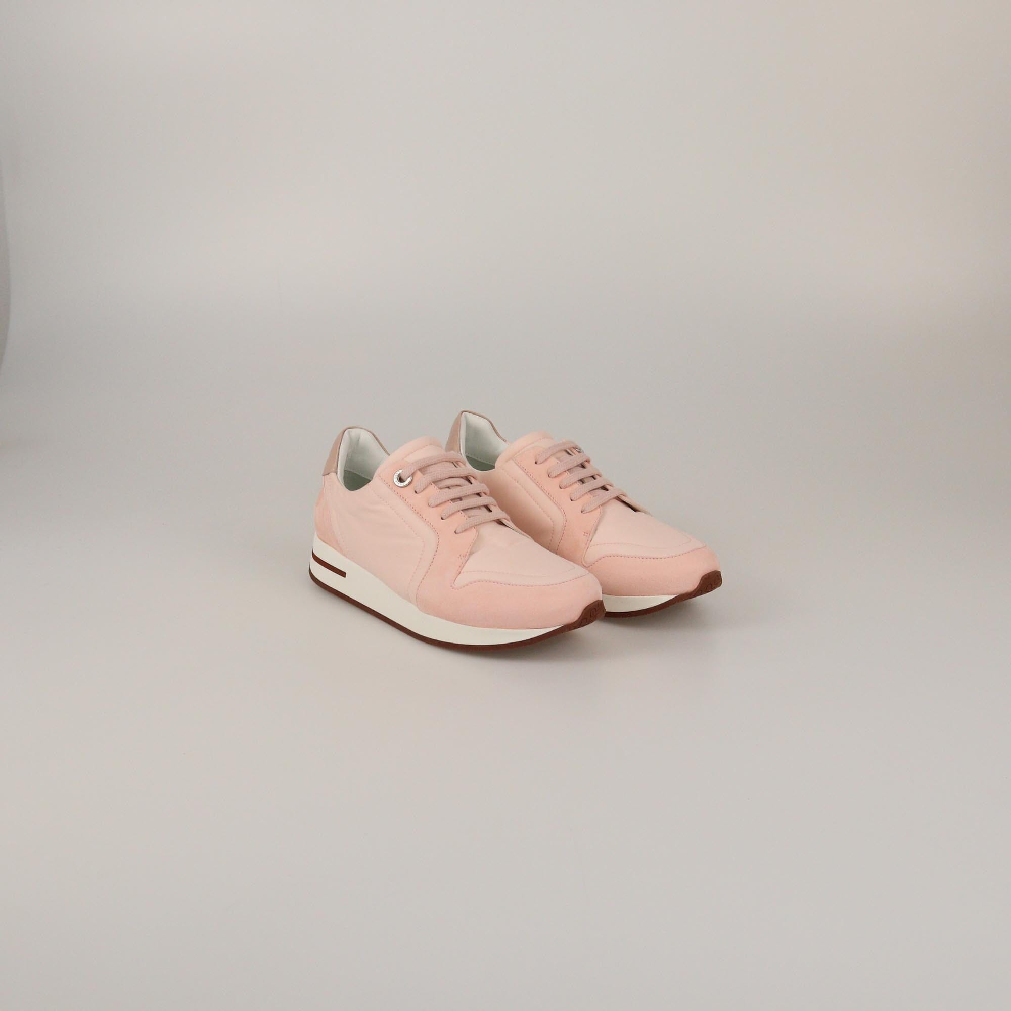 Loro Piana Pink Shell My Wind Kid's Sneakers Womens Loro Piana 