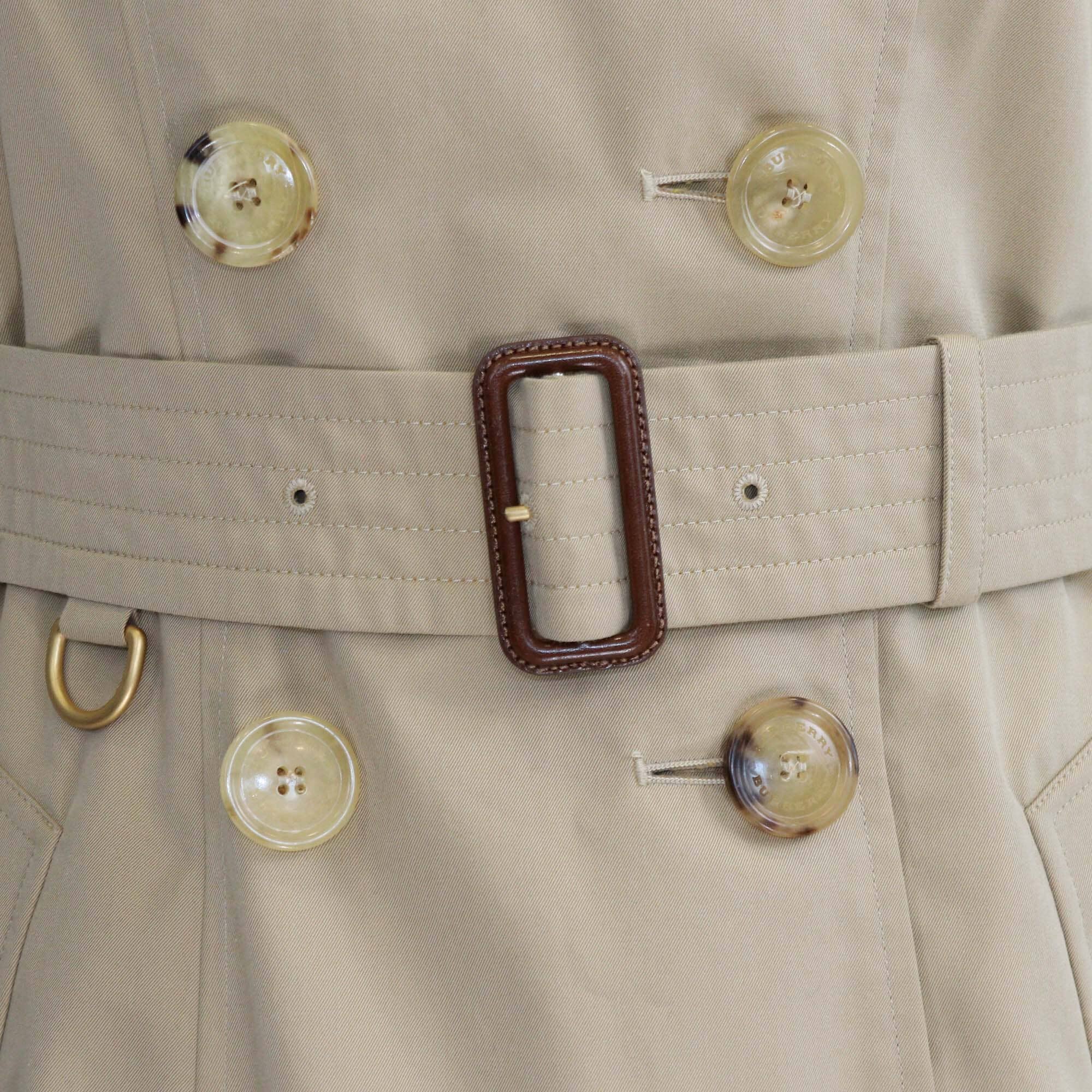 Burberry Honey Long Chelsea Heritage Trench Coat Womens Burberry 