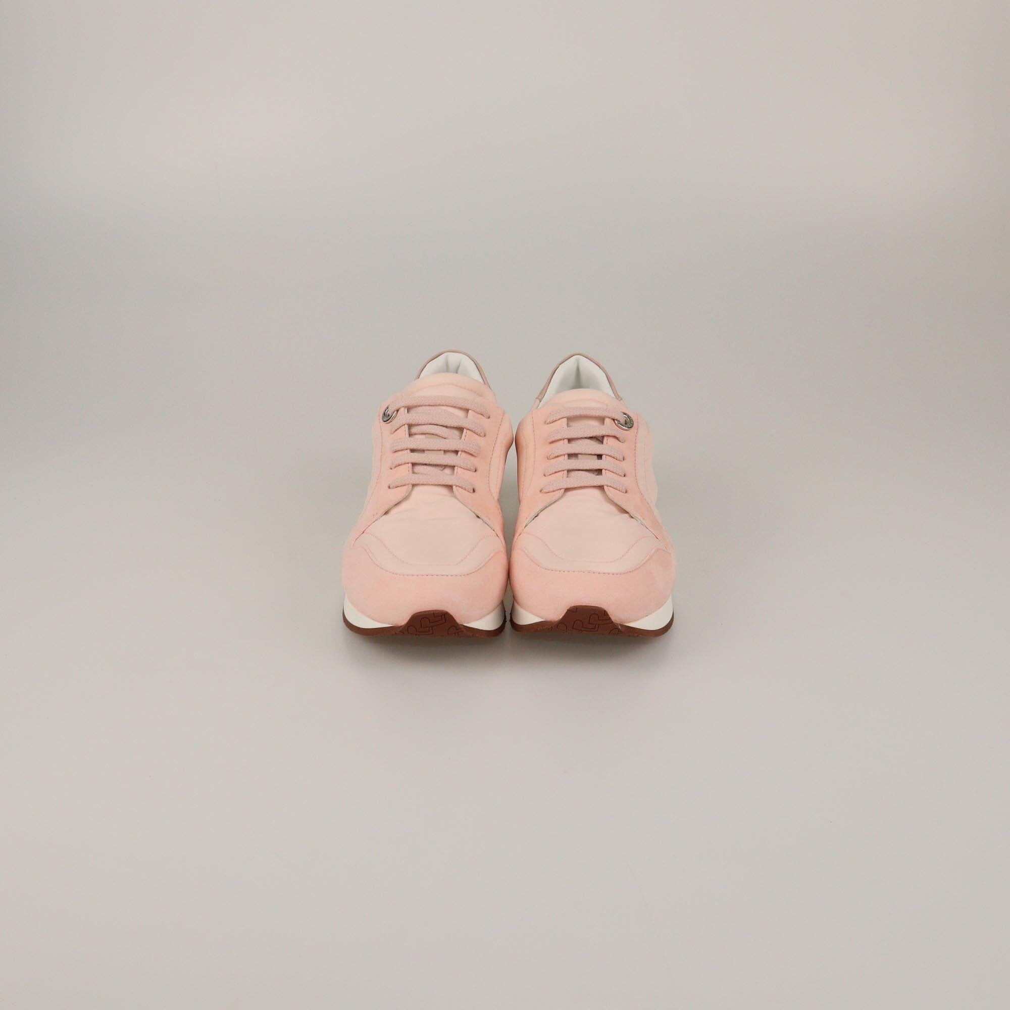 Loro Piana Pink Shell My Wind Kid's Sneakers Womens Loro Piana 
