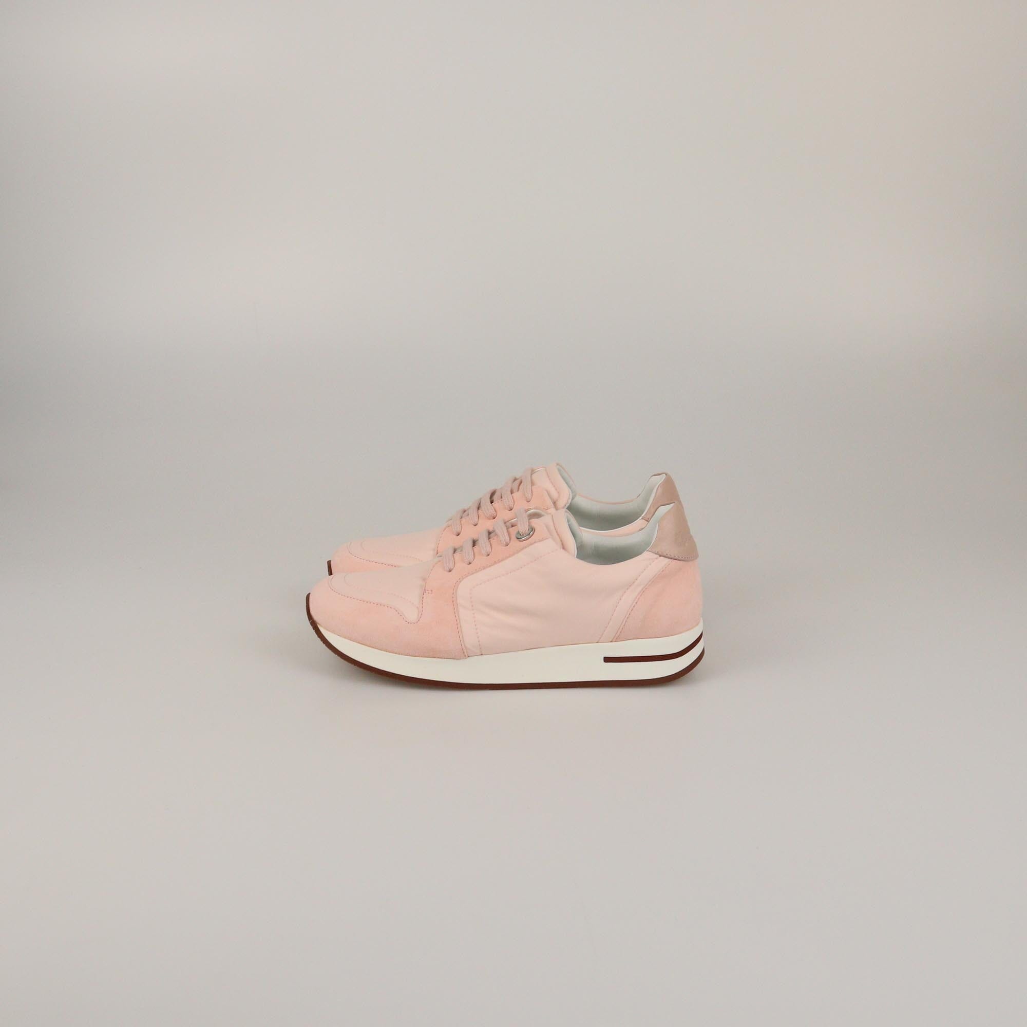 Loro Piana Pink Shell My Wind Kid's Sneakers Womens Loro Piana 