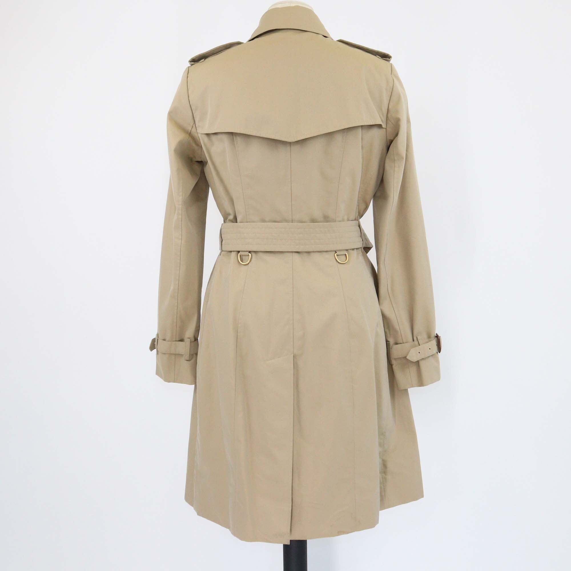 Burberry Honey Long Chelsea Heritage Trench Coat Womens Burberry 