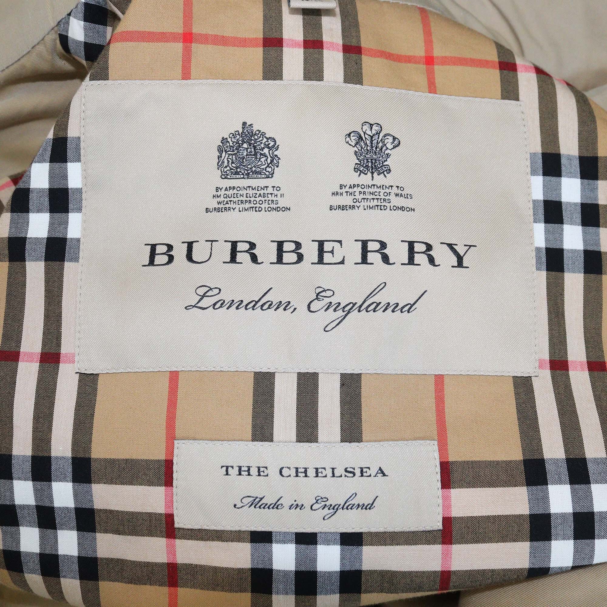 Burberry Honey Long Chelsea Heritage Trench Coat Womens Burberry 