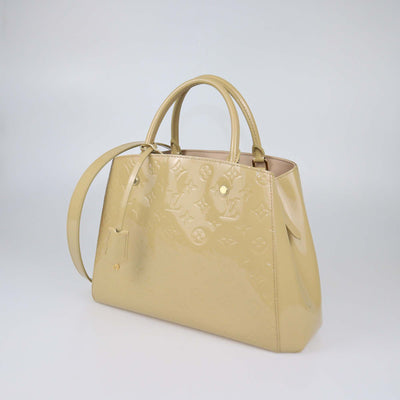 Louis Vuitton Dune Monogram Vernis Montaigne MM Bag