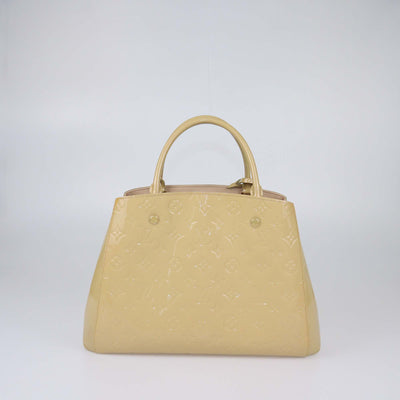 Louis Vuitton Dune Monogram Vernis Montaigne MM Bag