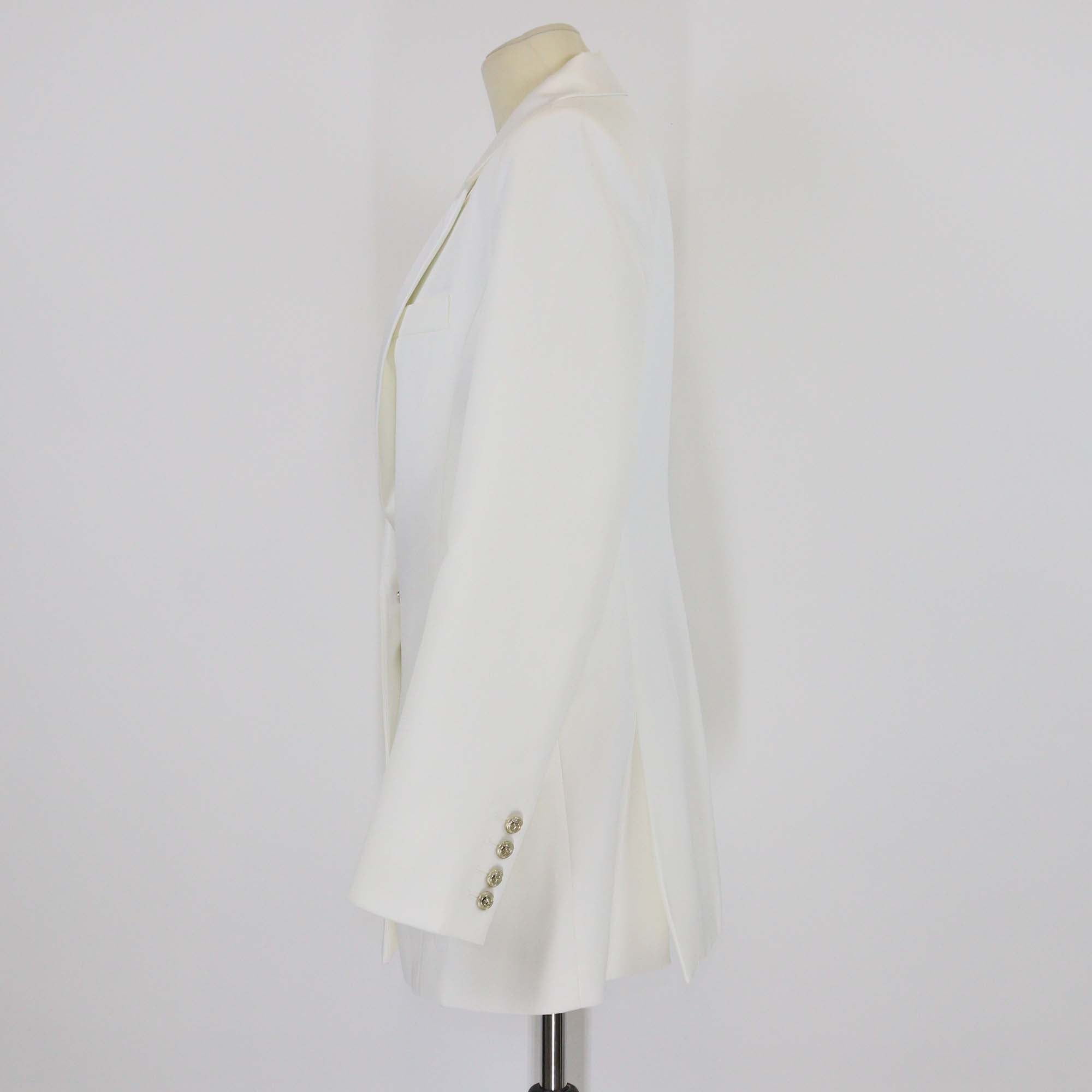 Retrofete White Single Breasted Kristen Blazer