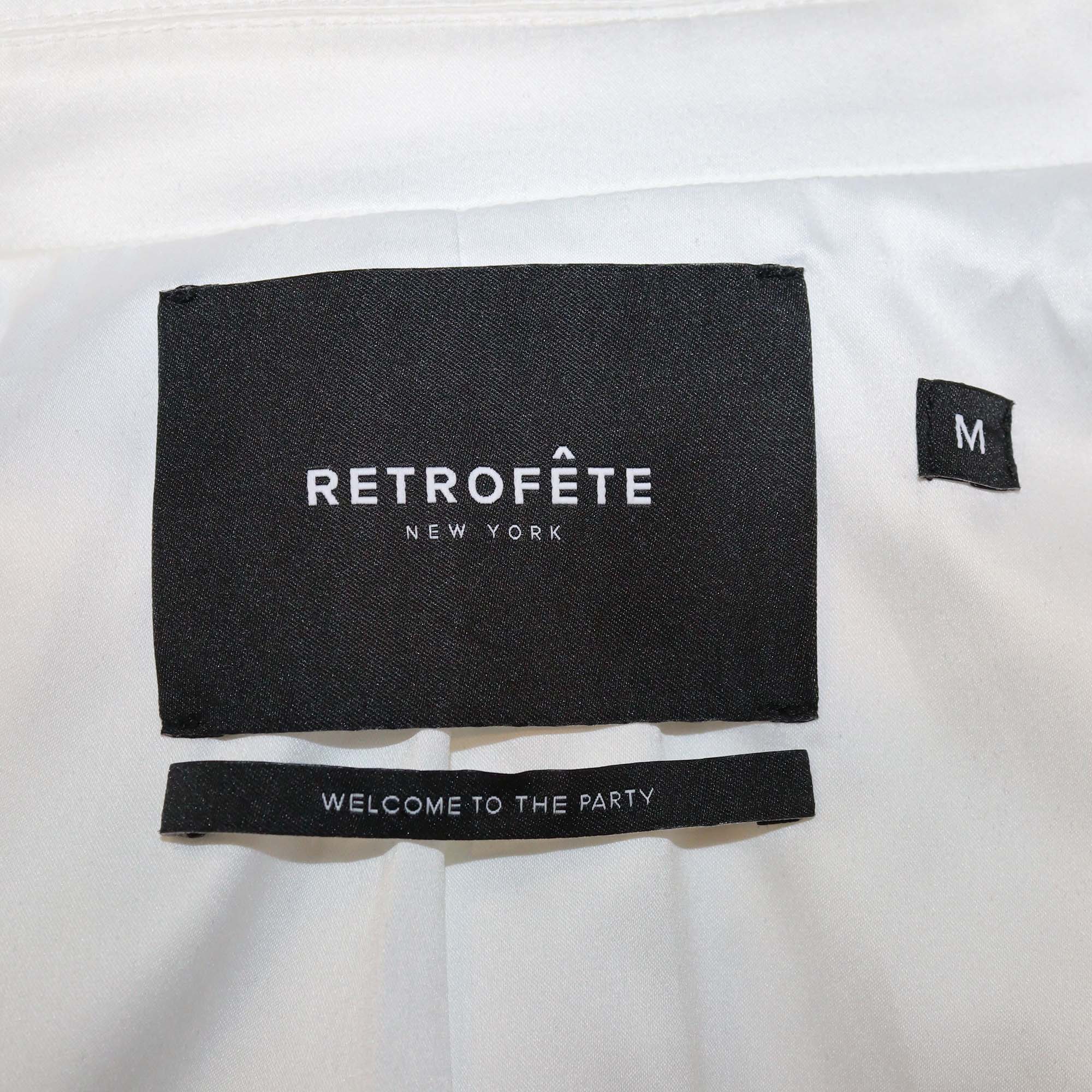 Retrofete White Single Breasted Kristen Blazer