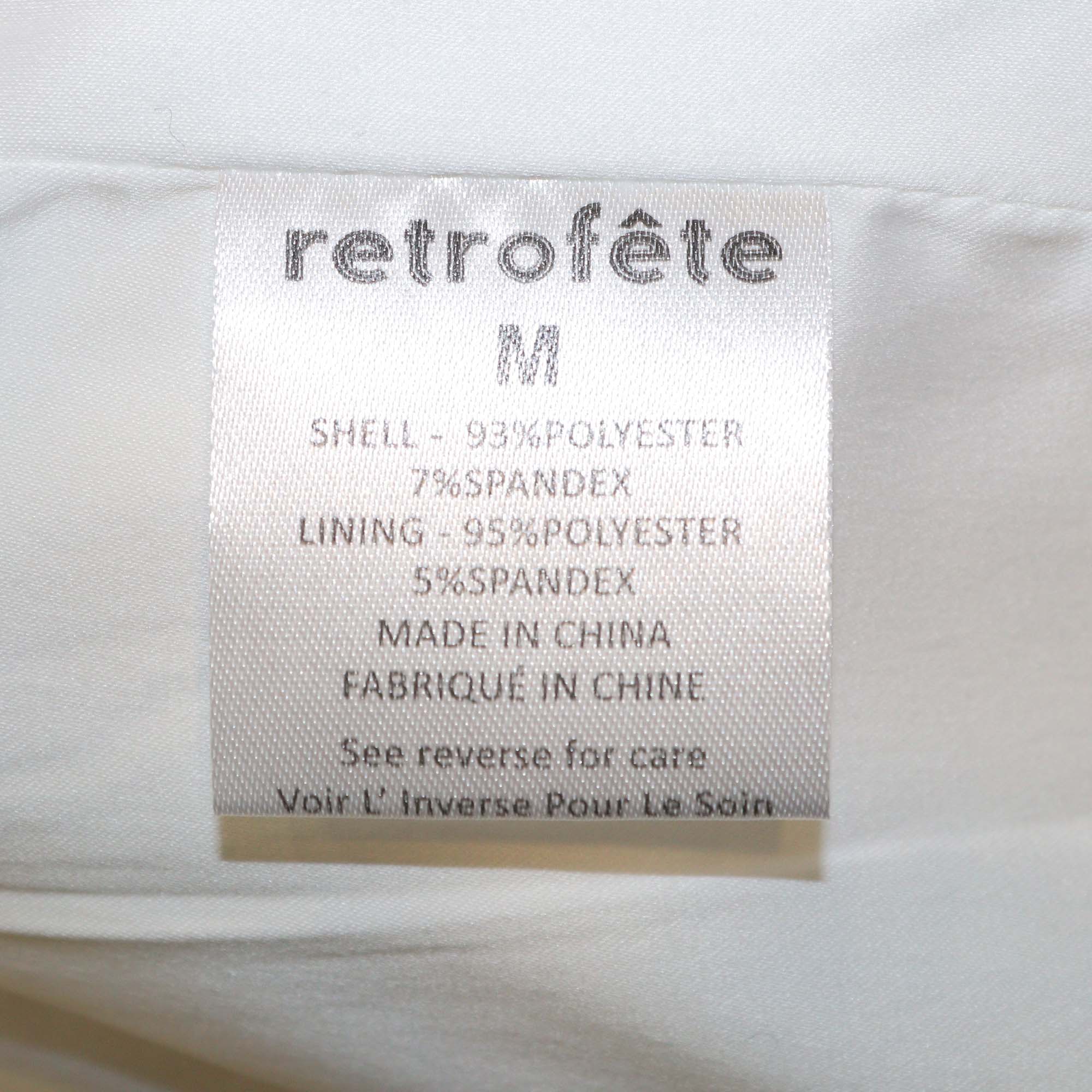 Retrofete White Single Breasted Kristen Blazer
