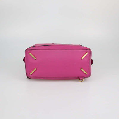 Loewe Fuchsia Leather Medium Puzzle Bag