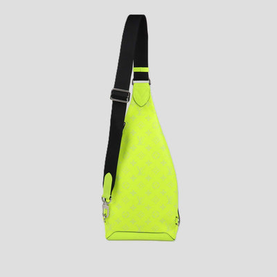 Louis Vuitton Neon Green Monogram Taigarama Duo Sling Bag