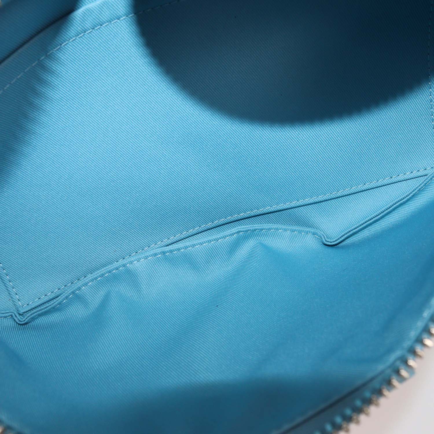 Louis Vuitton x Yayoi Kusama Light Blue Monogram Leather Printed Maxi Bumbag