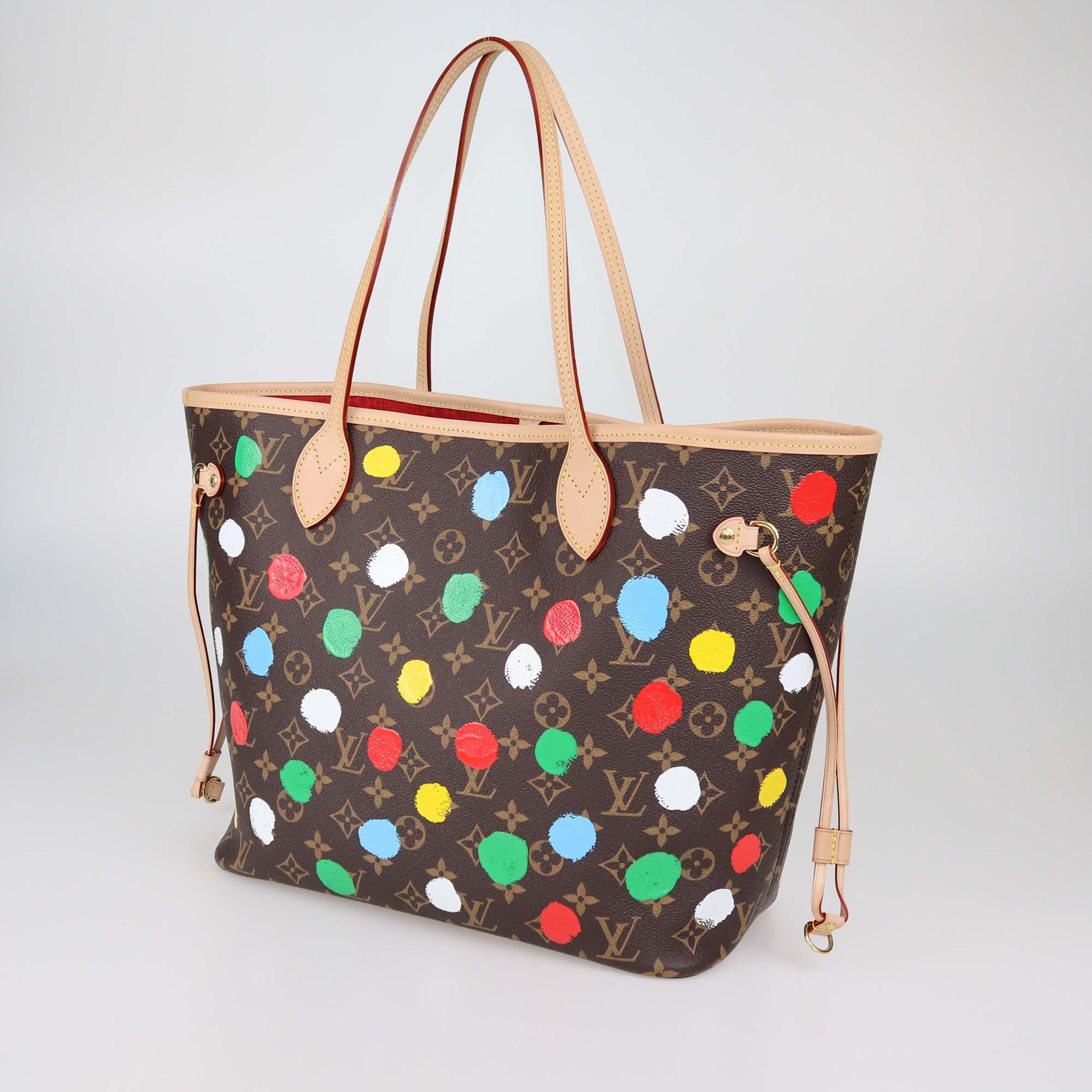 Louis Vuitton x Yayoi Kusama Monogram Painted Dots Canvas Neverfull MM Bag