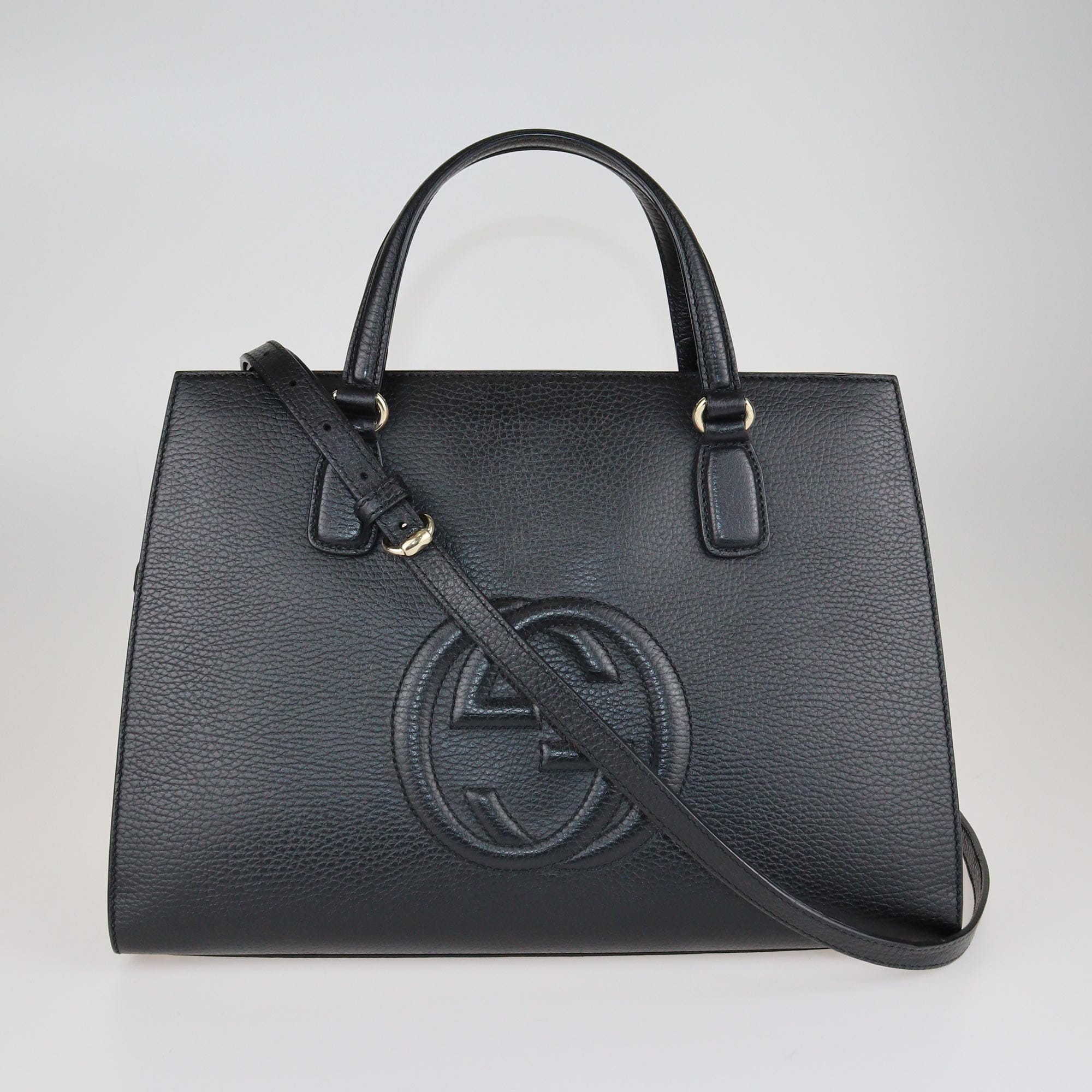 Gucci top handle tote best sale