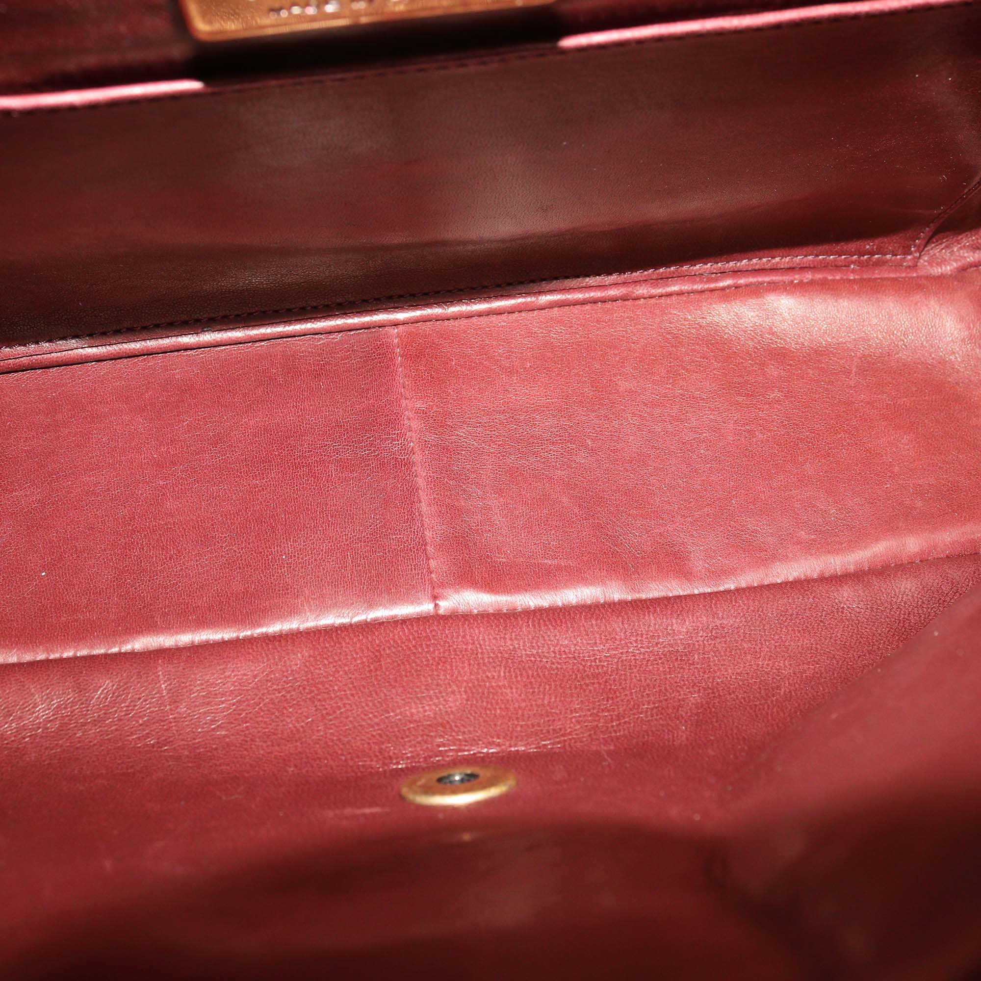 Chanel Brown/Grey Ombre Alligator Jumbo Classic Single Flap Bag